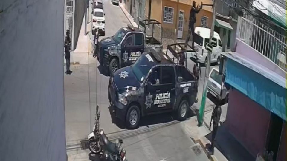 Policías de Celaya quietaron un cámara de seguridad que operaba de manera clandestina