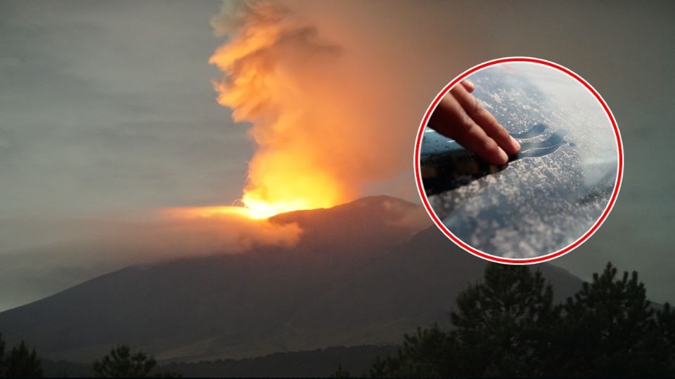 Ante la actividad volcánica del volcán Popocatépetl ya se registra la caída de ceniza en algunas alcaldías, por lo que debes seguir algunas recomendaciones.