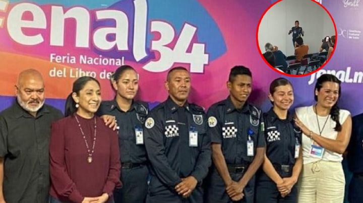 Cadetes de la Academia de Seguridad se vuelven cuentacuentos en la Feria del Libro