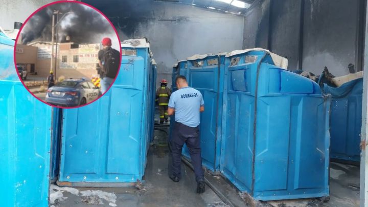 Incendio acaba con negocio de sanitarios
