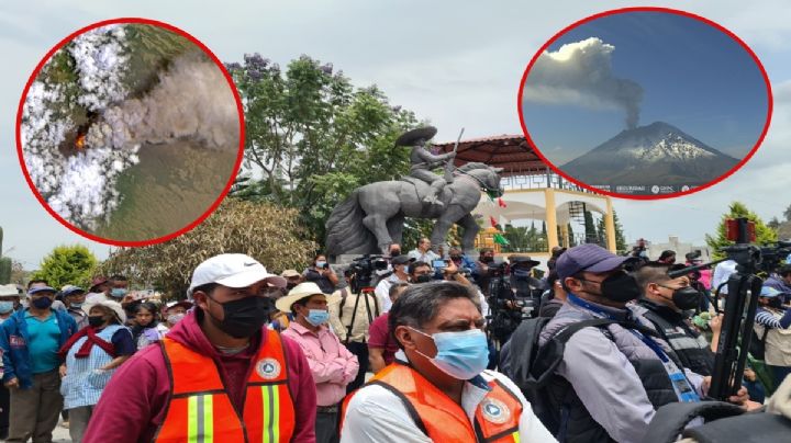 "Al Popocatépetl al principio lo tomamos de a loco, pero ya es cosa seria"