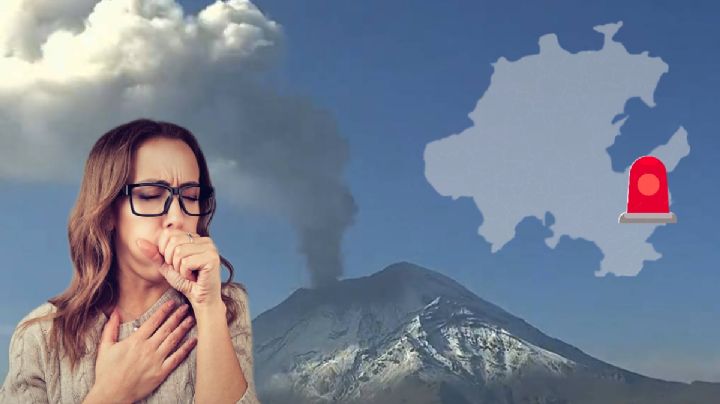 Popocatépetl: Alerta en Hidalgo, monitorean estos municipios por caída de ceniza