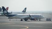 Foto ilustrativa de la nota titulada: Avión de Aeroméxico que salió del AICM rumbo a Mexicali sufre falla en pleno vuelo