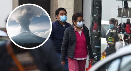 Cae ceniza del Popocatépetl en Nogales; recomiendan regresar al uso de cubrebocas