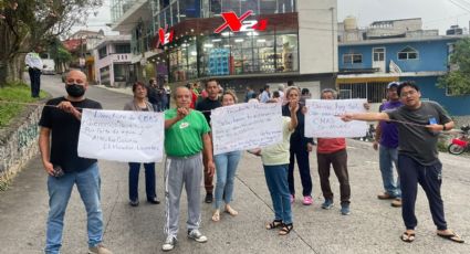 8 días sin agua: Vecinos de Xalapa toman calle Pípila