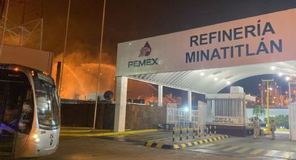 VIDEO: Incendio en refinería de Minatitlán; confirman nombres de lesionados