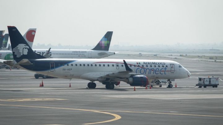 Avión de Aeroméxico que salió del AICM rumbo a Mexicali sufre falla en pleno vuelo