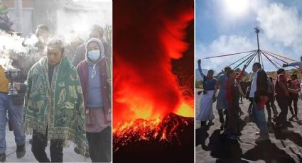 VIDEO | Volcán Popocatépetl: con miedo y temor, pobladores celebran a Santiago Apóstol