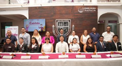 Ayuntamiento de Emiliano Zapata celebra cabildos infantil y juvenil