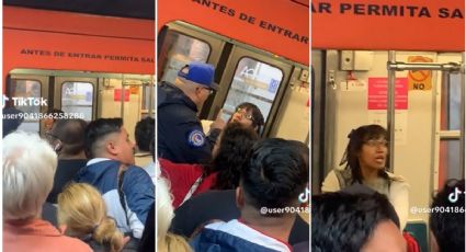 VIDEO TIKTOK: Betty provoca caos en el Metro por no bajarse del vagón