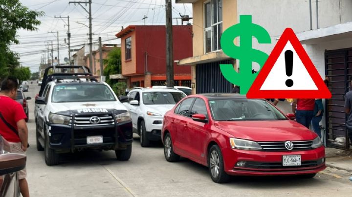 Retira 100 mil pesos en banco de Xalapa y la asaltan sujetos en moto