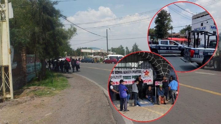 Toman palacio municipal de Acolman para exigir descuentos en agua y mayor seguridad