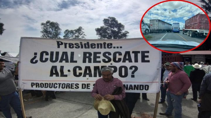 Agricultores bloquean carretera en San Fernando; piden mejorar precio del sorgo y maíz