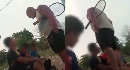 VIDEO | Estadounidense insulta e intimida a niños en Quintana Roo; quería jugar tenis