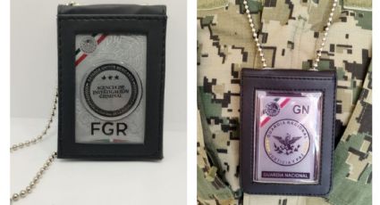 Placas y "charolas" de FGR y Guardia Nacional, a la venta en internet; inician investigación