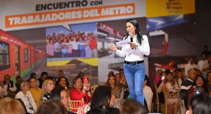 Elecciones 2023 en Edomex: Alejandra del Moral encomienda su victoria a los trabajadores del Metro