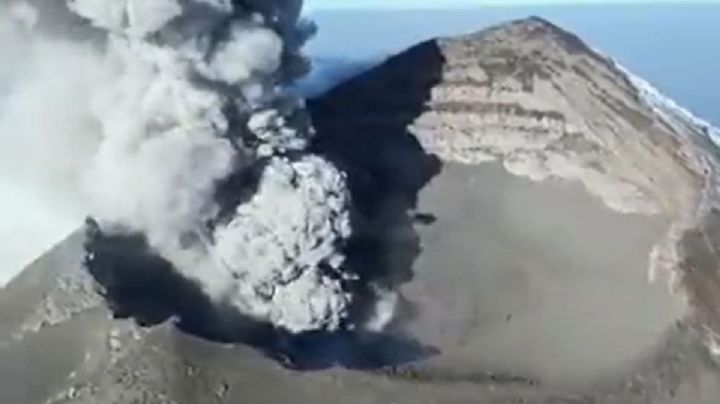 Popocatépetl: Las impresionantes imágenes del cráter que captó la Marina