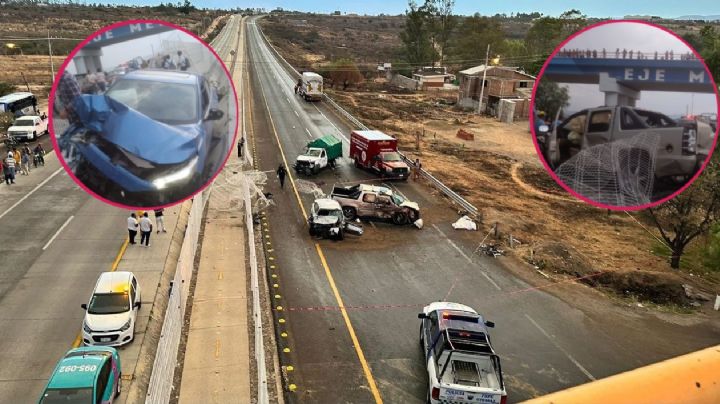 Carambola en Eje Metropolitano: 1 muerto y bloqueo vial