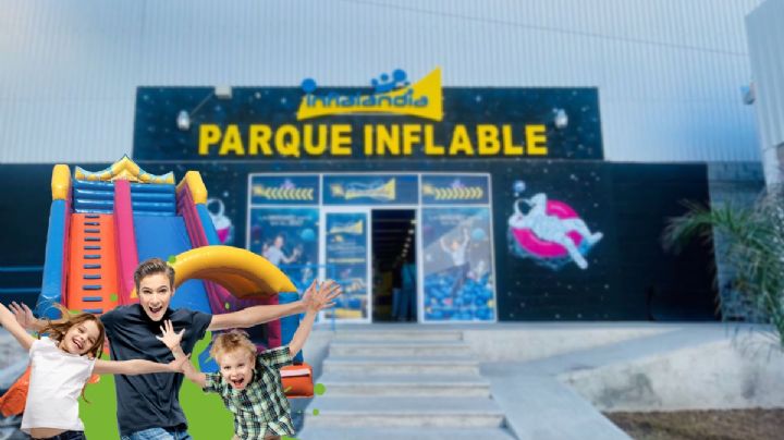 Diviértete en 800 metros de puros inflables en este parque de Pachuca, también es para adultos