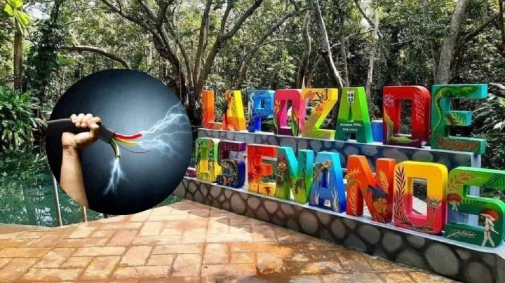 Se electrocutan 3 menores en la Poza de los Enanos de Catemaco