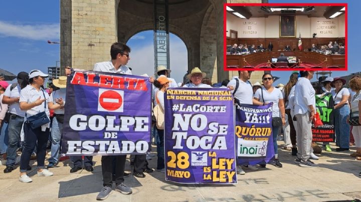 "La Corte no se toca", "respeto a los jueces", así fue la marcha en defensa de la Corte