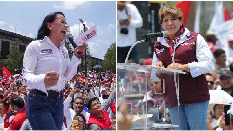 Las campañas de las candidatas a la gubernatura del Estado de México entraron ya a la recta final y este domingo Alejandra del Moral y Delfina Gómez midieron fuerzas en Toluca