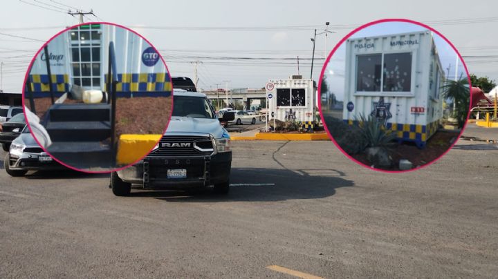 Nuevo ataque a policías de Celaya: rafaguean caseta