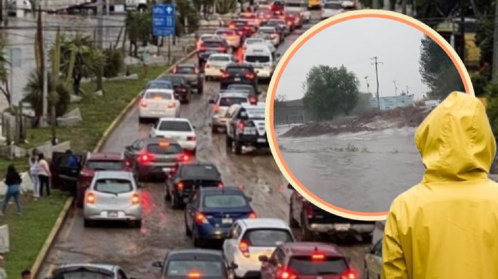 Lleno de piedras, así luce el bulevar Colosio tras la tormenta de ayer | VIDEO