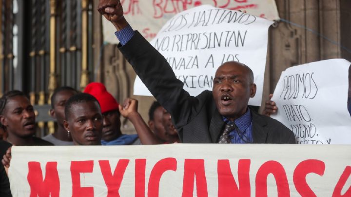 ¿Qué exigen migrantes que protestaron en la CDMX?