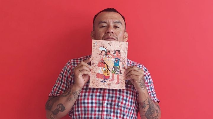 Como en Oaxaca, pintan mural en mercado de Pachuca con 97 años de antigüedad