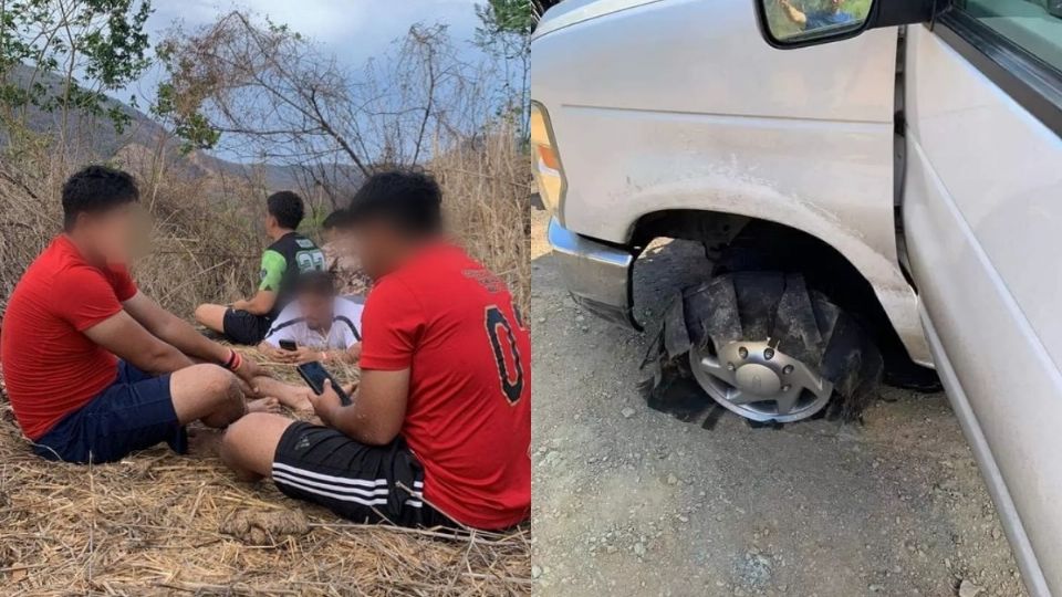 Los deportistas tomaron sus celulares y alertaron a sus familiares