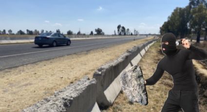 Siguen asaltos con piedras en la México-Tulancingo; esta es otra historia