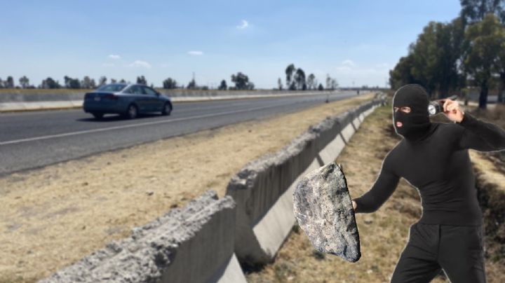 Siguen asaltos con piedras en la México-Tulancingo; esta es otra historia