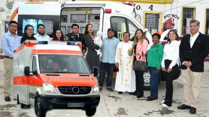 Firman convenio en Hidalgo para donación de ambulancia e infraestructura de agua potable
