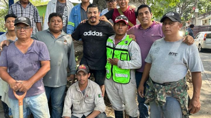 Se transforman escuelas de San Andrés Tuxtla con "Tequio Con Tokio"