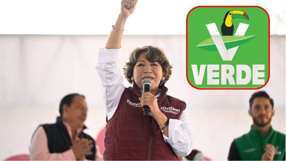 Partido Verde confía en victoria de Delfina Gómez el 4 de junio