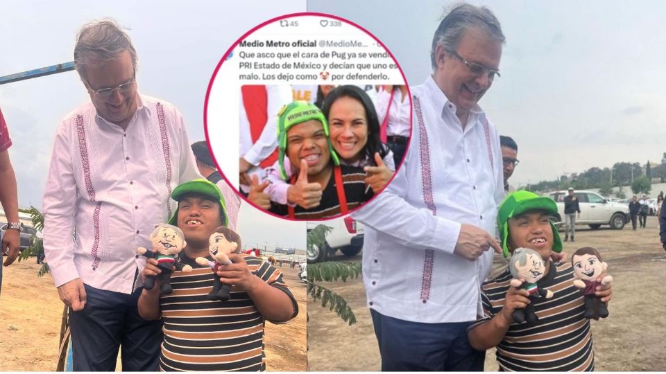 Al leonés Medio Metro le recordaron cuando despotricó contra su rival pues este se había tomado la foto con Alejandra del Moral, candidata en el Estado de México. Él ahora hizo lo mismo con Ebrard.