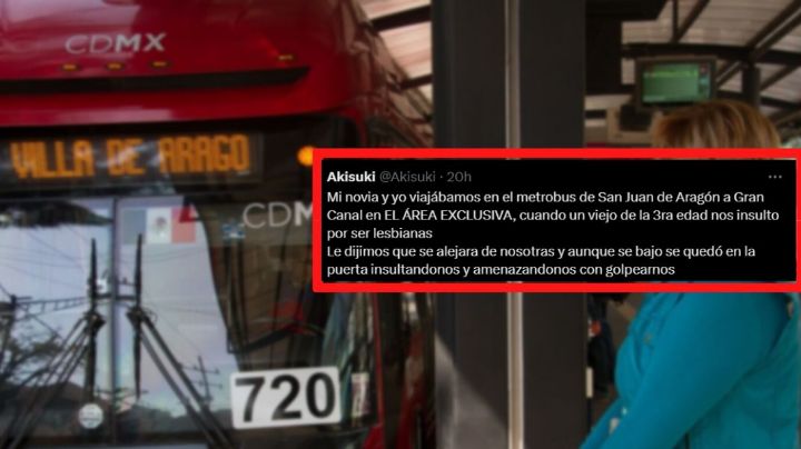 "Nos quería golpear"; denuncian agresión lesbofóbica en el Metrobús de la CDMX