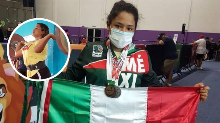 Ángeles Cruz, pesista veracruzana, busca apoyo para ir a competencia en Colombia