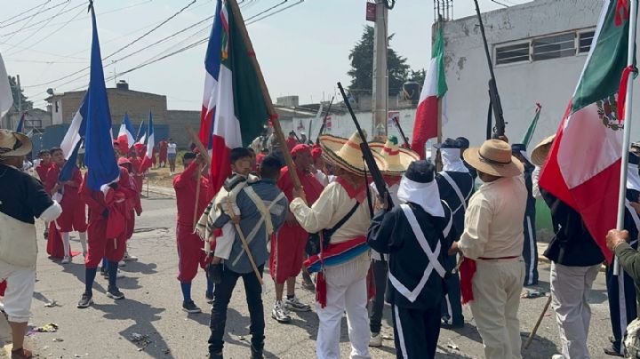Batalla del 5 de mayo revive en esta comunidad del Edomex