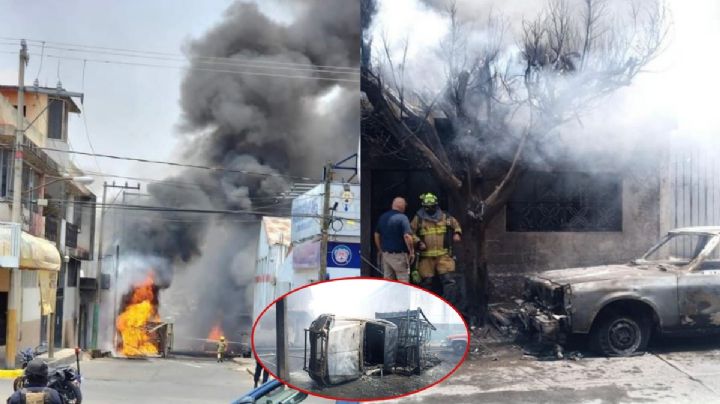 VIDEO: Huachicolero vuelca su camioneta cargada de combustible; provoca fatal incendio en La Piedad