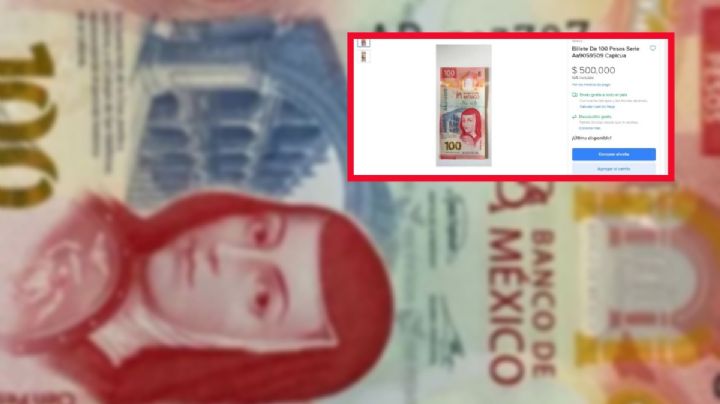 ¿Cómo es el billete de 100 pesos que te puede dejar con 500,000 pesos en el bolsillo?