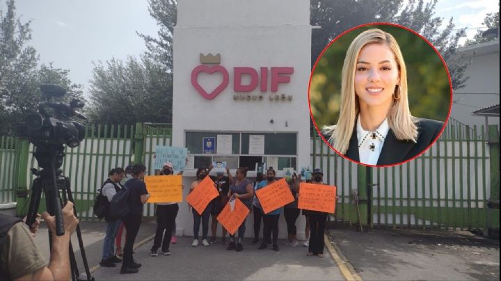 Protestan por muerte de menor en DIF frecuentado por Mariana Rodríguez