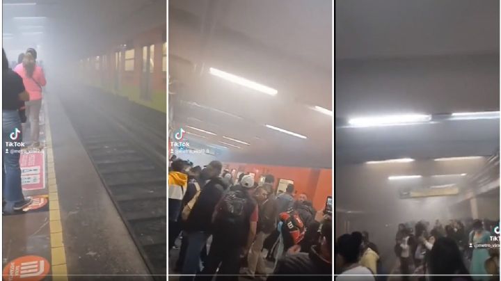 Metro CDMX: Otra vez humo en la Línea 3 | VIDEO