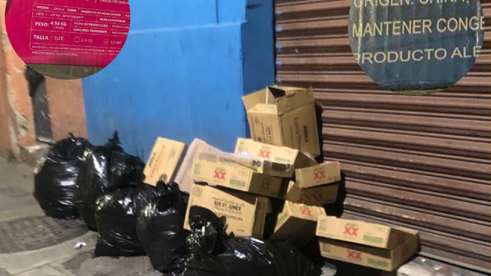 En los restos de basura de algunos restaurantes en León se encontró que comercializan camarón chino