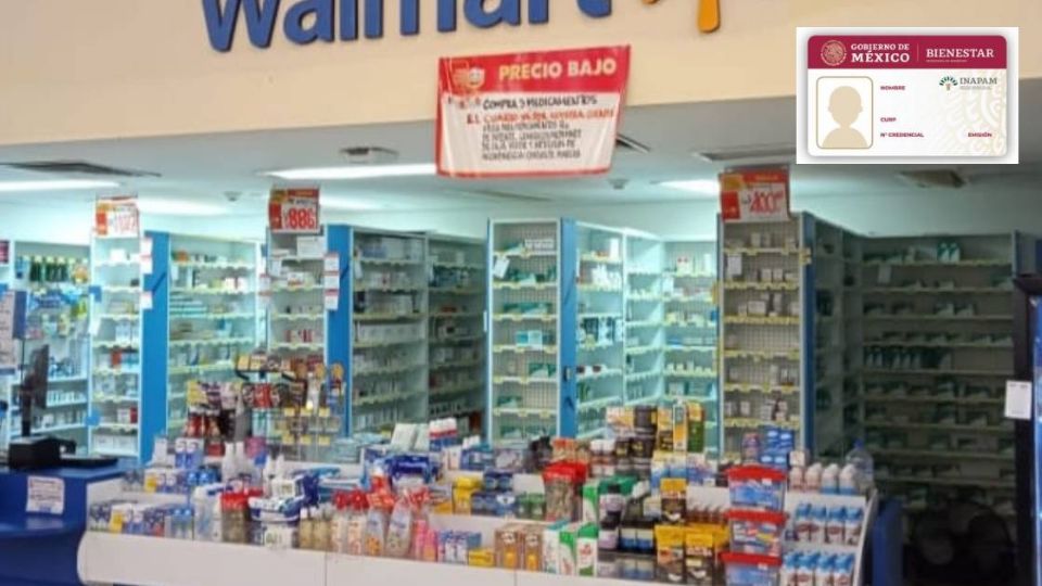 En las farmacias de Walmart, Sams y Aurrerá, dan descuentos del 5 al 7% a los adultos mayores.