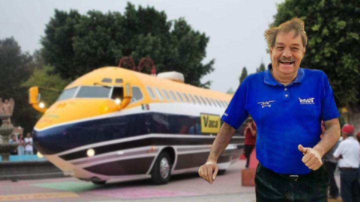 Así se ve de imponente el limo-avión de Martín Vaca en Hidalgo | VIDEO