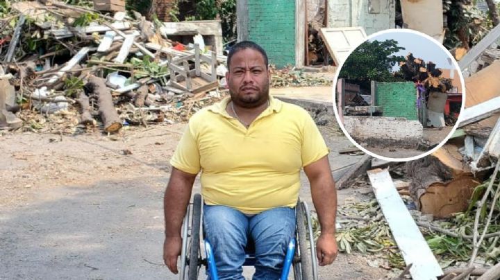 Rafael: atleta paralímpico perdió casa en Frente Frío; IVD le retiró su beca