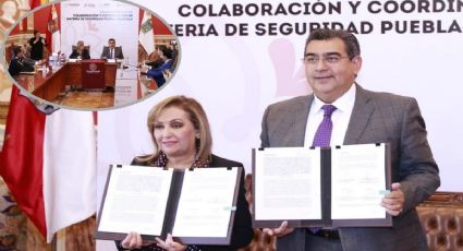 Firman Puebla y Tlaxcala convenio para reforzar seguridad y combatir delincuencia
