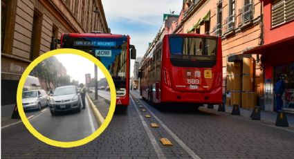 ¿Llevas prisa? Esta es la MULTA que pagarás por invadir el carril del Metrobús CDMX